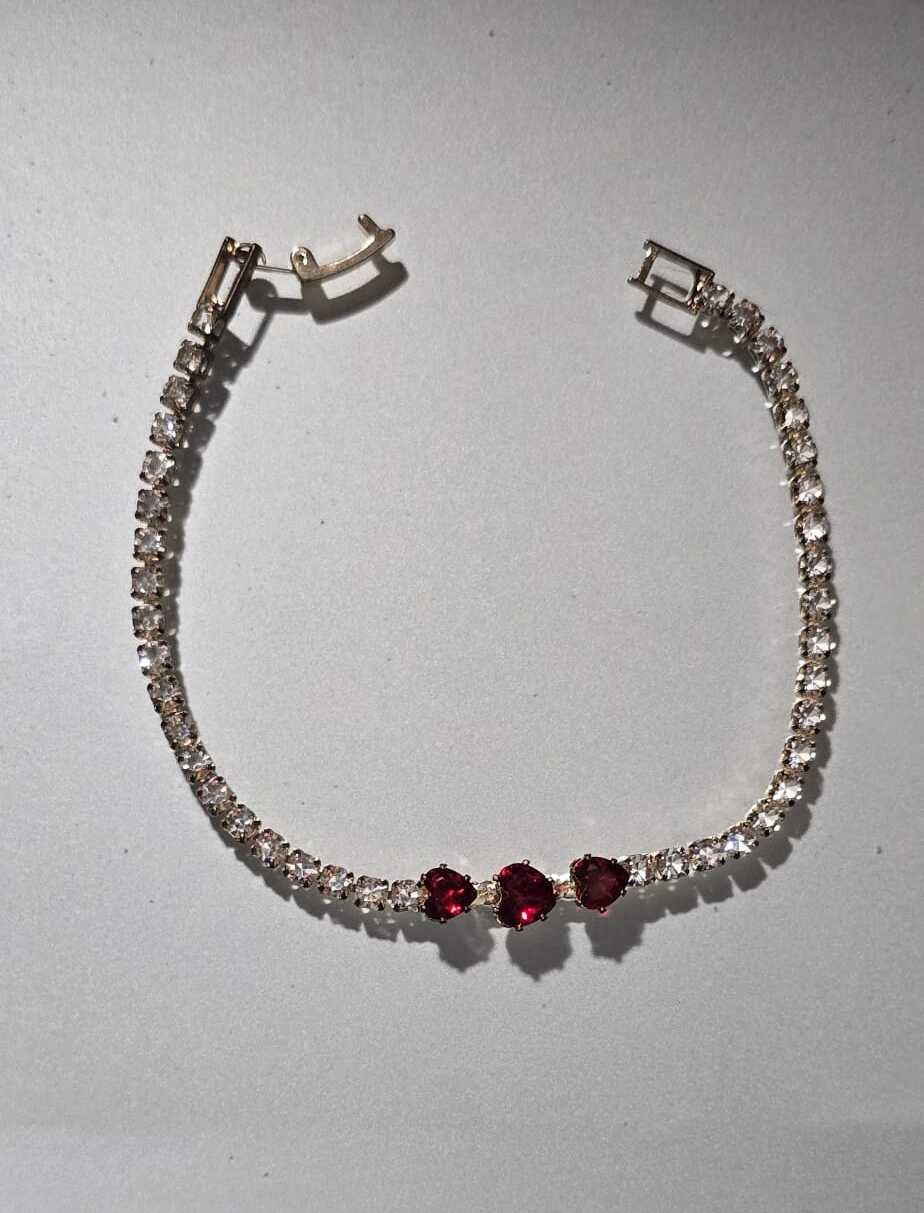 Bracciale Con Cuore In Diamanti