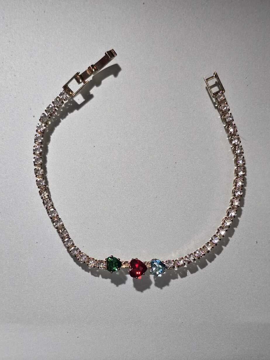 Bracciale Con Cuore In Diamanti